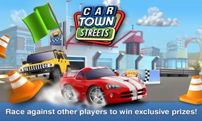 Car town streets poster