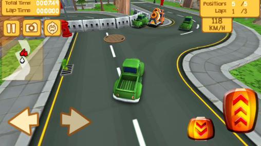 Cartoon race 3D: Car driver screenshot 1