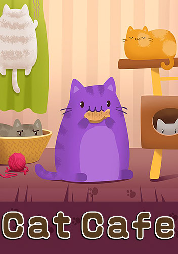 Cat cafe: Matching kitten game poster
