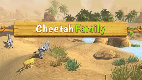 Cheetah family sim poster