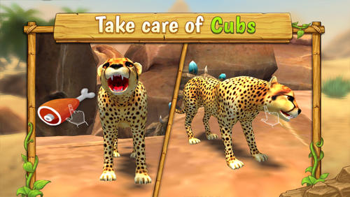 Cheetah family sim screenshot 3