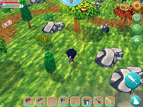 Chibi survivor: Weather lord. Survival island series screenshot 2