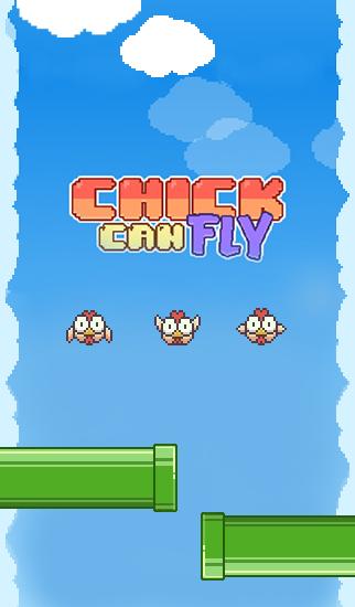 Chick can fly poster