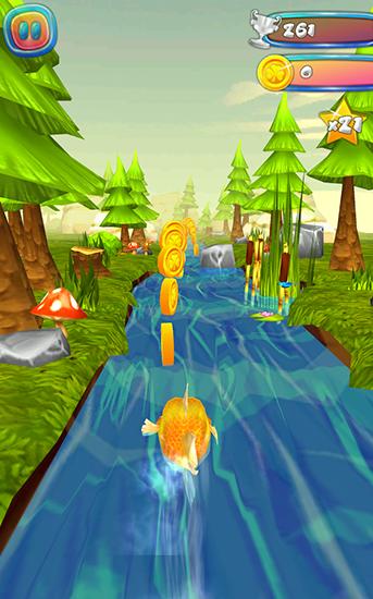 Choppy fish: 3D run screenshot 1