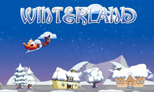 Christmas winterland poster