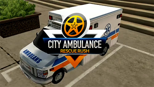 City ambulance: Rescue rush poster