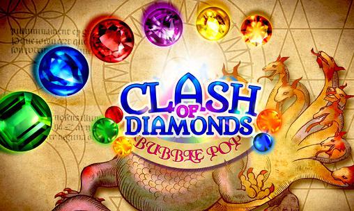 Clash of diamonds: Bubble pop poster