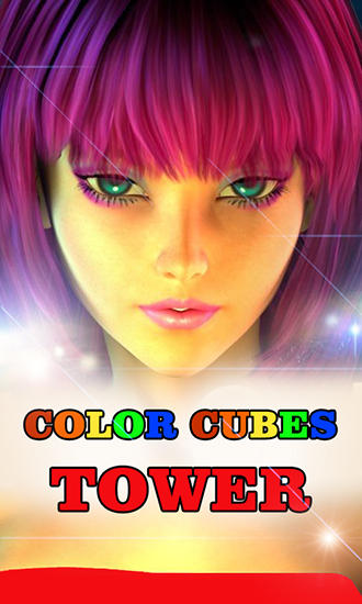 Color cubes: Tower poster