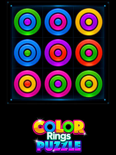 Color rings puzzle poster