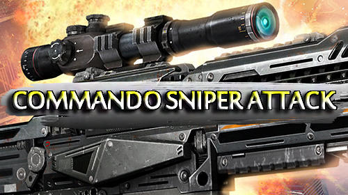 Commando sniper attack: Modern gun shooting war poster