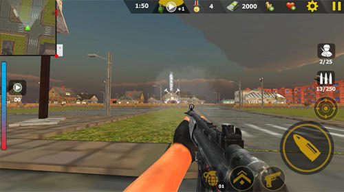 Commando sniper attack: Modern gun shooting war screenshot 1