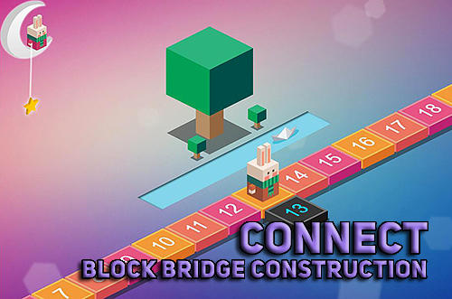 Connect: Block bridge construction poster