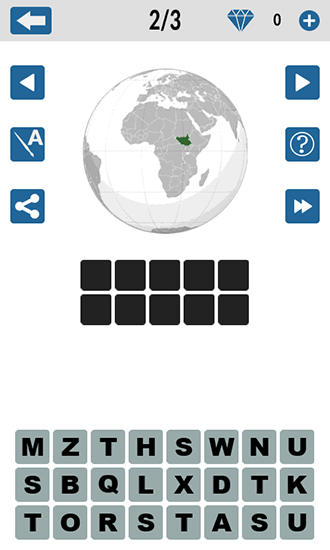 Countries quiz screenshot 3