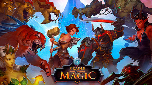 Cradle of magic: Card game, battle arena, rpg poster
