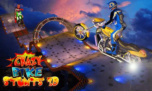 Crazy bike stunts 3D poster