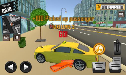 Crazy driver: Taxi duty 3D part 2 screenshot 2