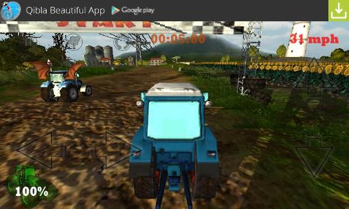 Crazy farm: Racing heroes 3D screenshot 1