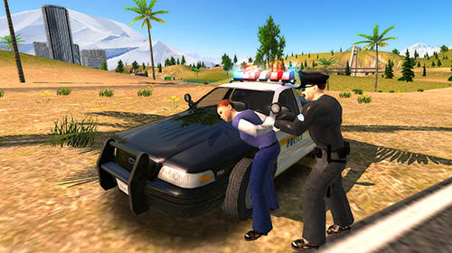 Crime city police car driver screenshot 2