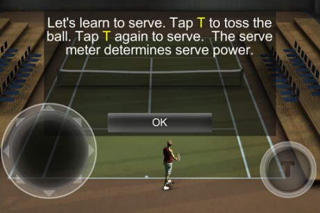 Cross court tennis 2 screenshot 1