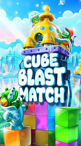 Cube blast: Match poster