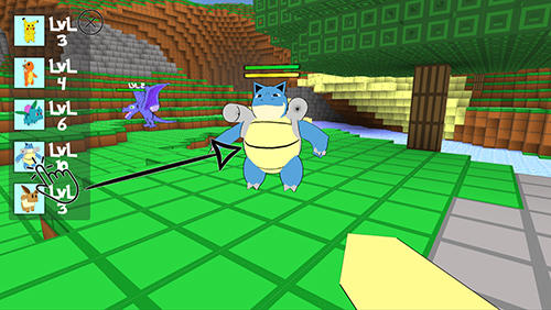Cube craft go: Pixelmon battle screenshot 4