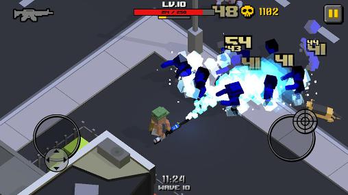 Cube zombie war screenshot 2