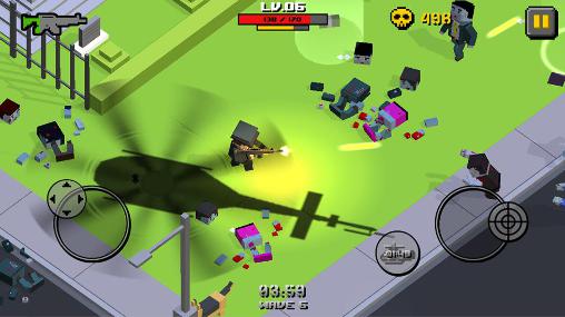 Cube zombie war screenshot 3