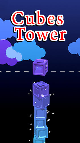 Cubes tower poster