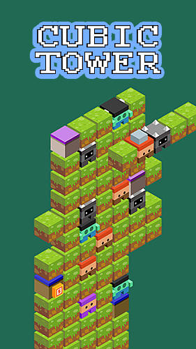 Cubic tower poster