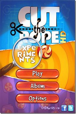 Cut the Rope: Experiments poster