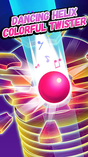 Dancing helix: Colorful twister poster