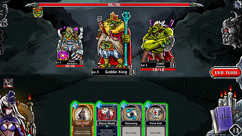 Dark dungeon survival: The call of Lophis. Fate card rougelike screenshot 2