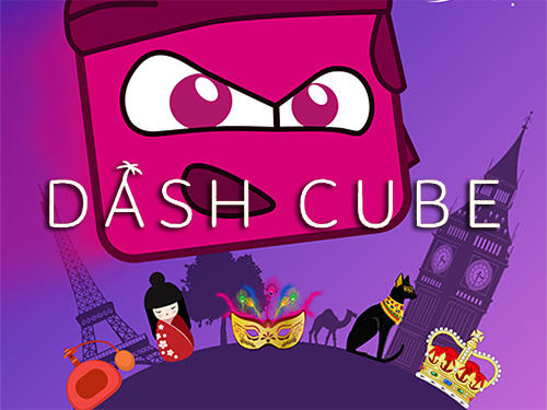 Dash cube: Mirror world tap tap game poster