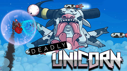 Deadly unicorn jetpack challenge poster