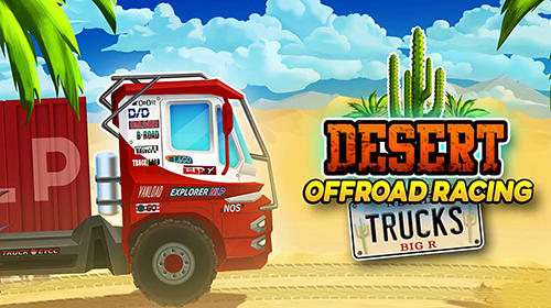 Desert rally trucks: Offroad racing poster