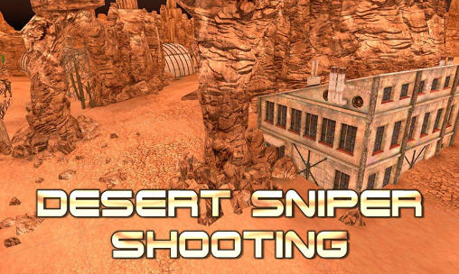 Desert sniper shooting poster