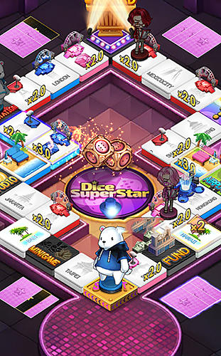 Dice superstar with SMTOWN poster