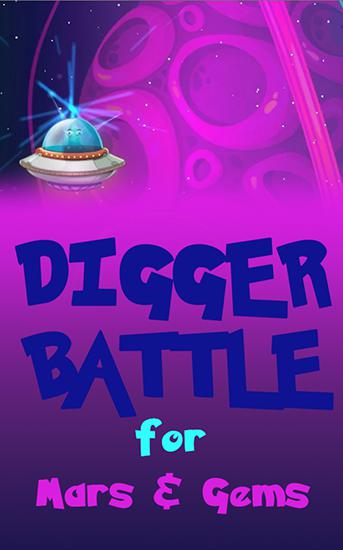 Digger: Battle for Mars and gems poster