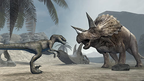 Dino VR shooter: Dinosaur hunter jurassic island screenshot 1