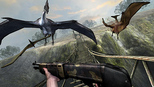 Dino VR shooter: Dinosaur hunter jurassic island screenshot 3