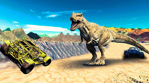Dino world car racing screenshot 1