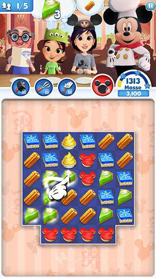 Disney: Dream treats. Match sweets screenshot 2