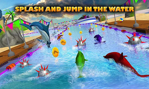 Dolphin racing 3D screenshot 3