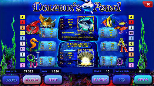 dolphin pearl free slots