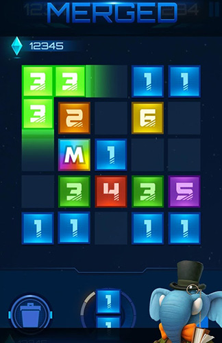 Dominoes puzzle science style screenshot 1