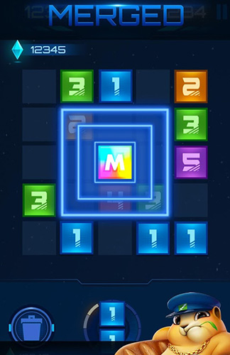 Dominoes puzzle science style screenshot 2