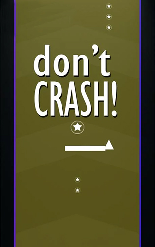 Don't crash poster