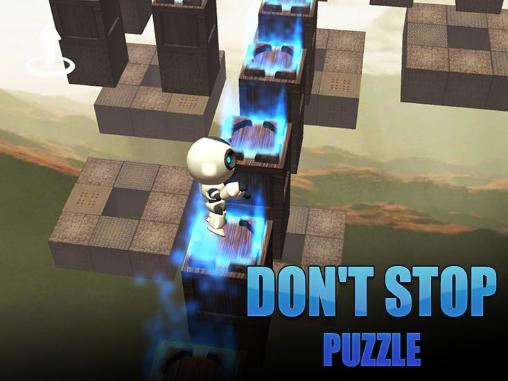 Don't stop: Puzzle poster