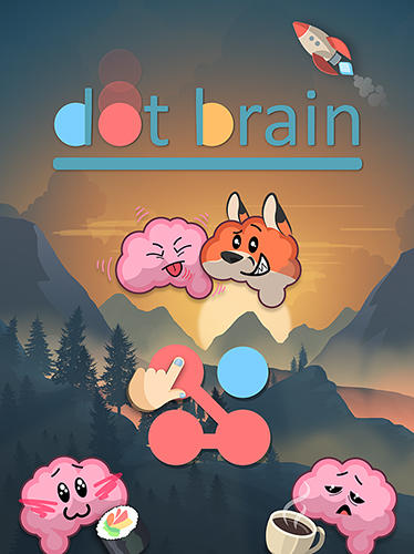 Dot brain poster