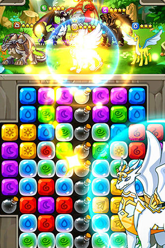 Dragon village B: Dragon breeding puzzle blast screenshot 1